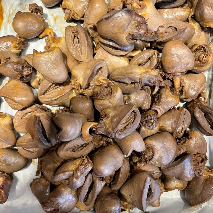 郭师卤味每天现卤现卖：卤鸡心